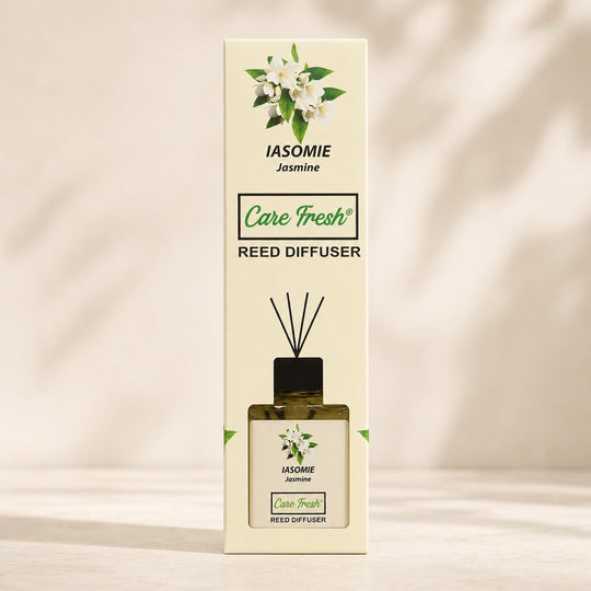 Cutia parfumului de cameră IASOMIE CARE FRESH, vedere din față